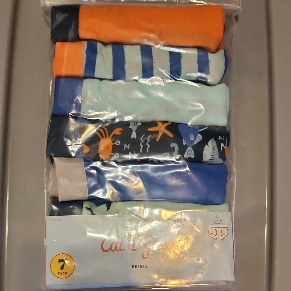 Cat & Jack Boys' Underwear Set with Ocean Theme